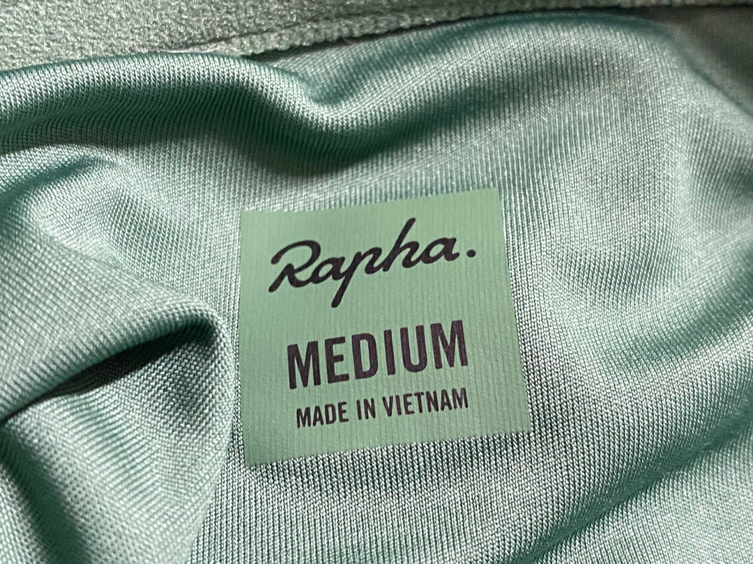 KC759 ラファ Rapha LONG SLEEVE JERSEY 長袖 サイクルジャージ 緑 M