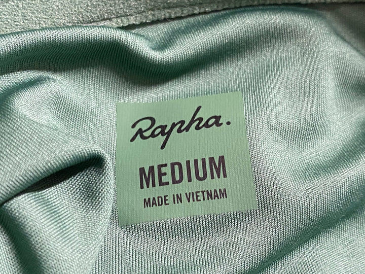 KC759 ラファ Rapha LONG SLEEVE JERSEY 長袖 サイクルジャージ 緑 M