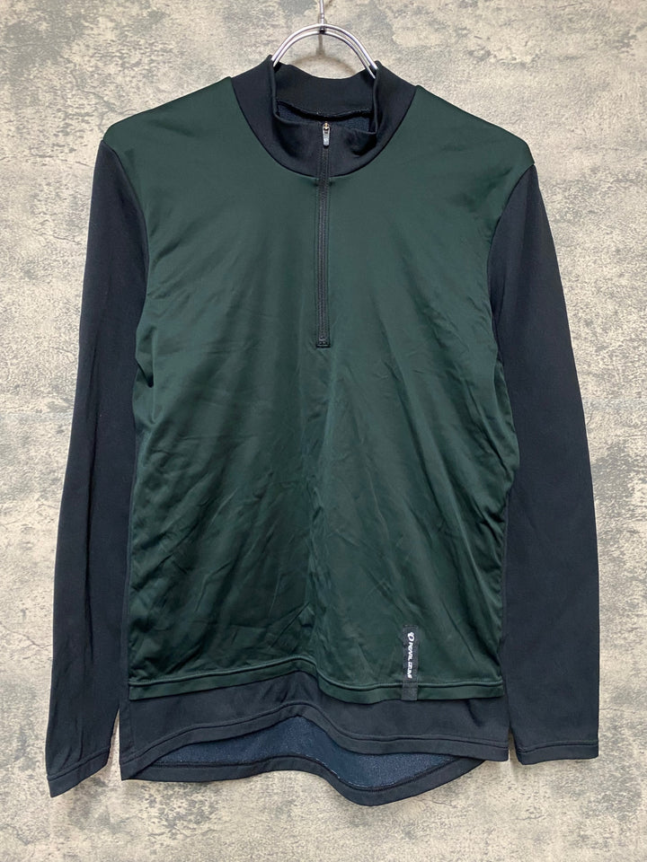 KJ189 パールイズミ PEARL iZUMi 長袖 ミドルレイヤー 緑 L