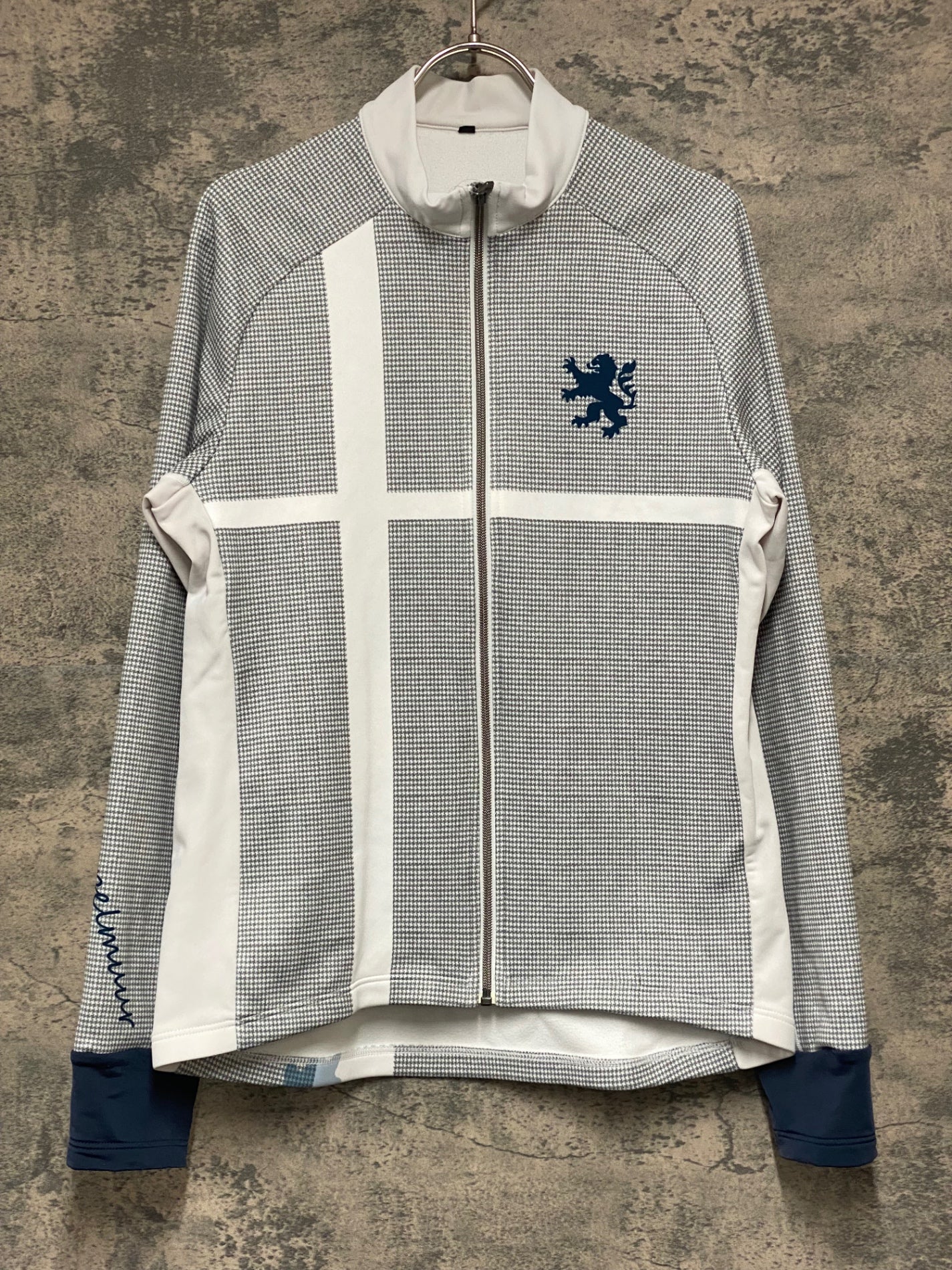 KF526 カペルミュール KAPELMUUR 長袖 サイクルジャージ 白 グレー L