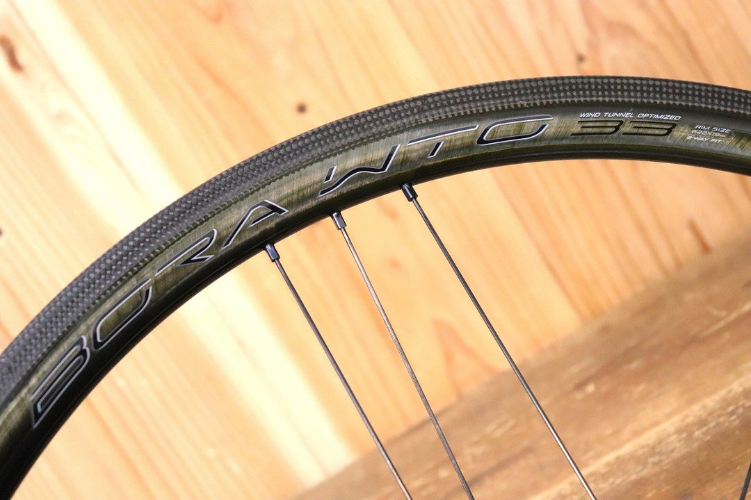 カンパニョーロ CAMPAGNOLO ボーラ BORA WTO 33 AC3 カーボン チューブレス ホイールセット シマノ 11s/12s  【芦屋店】