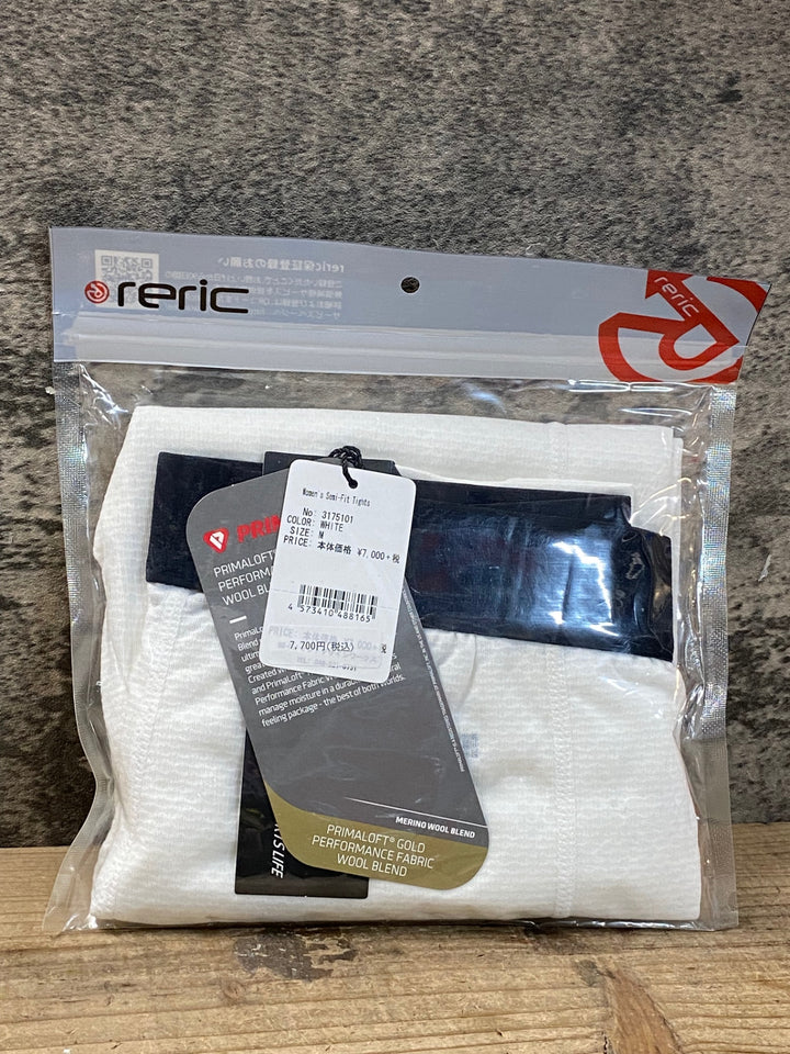 JW025 レリック reric Women's Semi-Fit Tights インナータイツ 白 M レディース