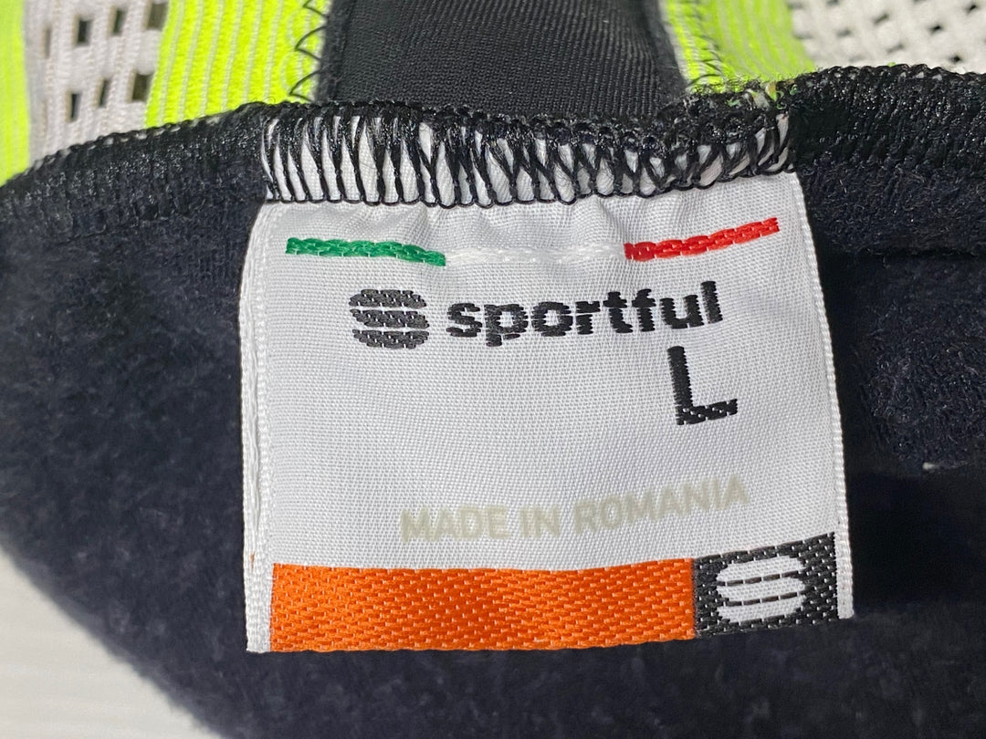 KJ864 スポーツフル sportful 裏起毛 ビブショーツ 黒 L TINKOFF