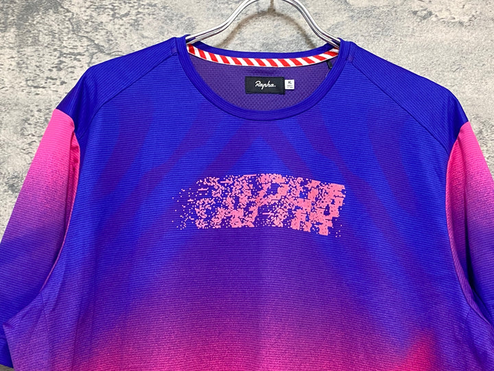 JZ868 ラファ Rapha CRIT SS TECHNICAL T-SHIRT 半袖 Tシャツ ピンク パープル XL