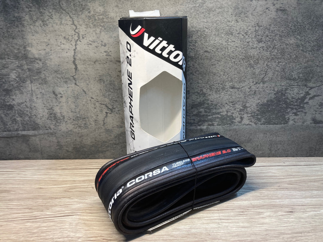 JK161 ヴィットリア vittoria コルサ CORSA GRAPHENE 2.0 チューブレスレディ タイヤ 700x25c 未使用