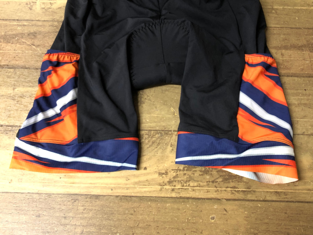JO598 ジャイアント GIANT 半袖 ワンピース 紺 オレンジ M