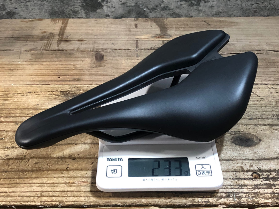 KG674 モスト MOST LYNX サドル 黒 MANGANESE レール 145mm ※座面側面クラックのためジャンク