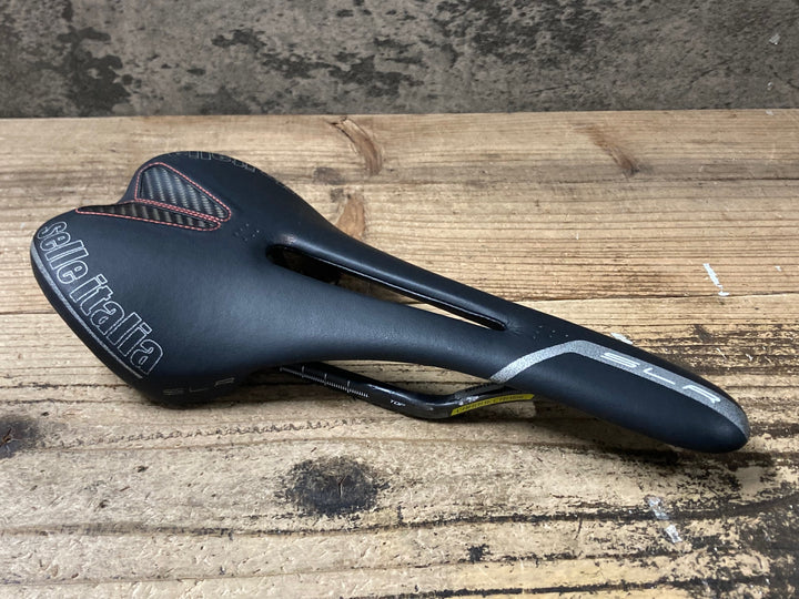 KC743 セライタリア Selle Italia SLR KIT CARBONIO FLOW サドル カーボンレール 黒