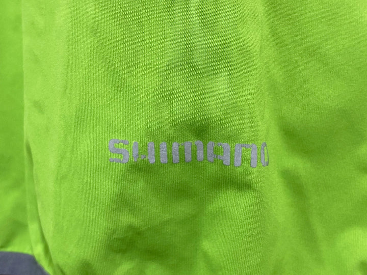 JZ006 シマノ SHIMANO 長袖 サイクルジャケット 黄緑 XL