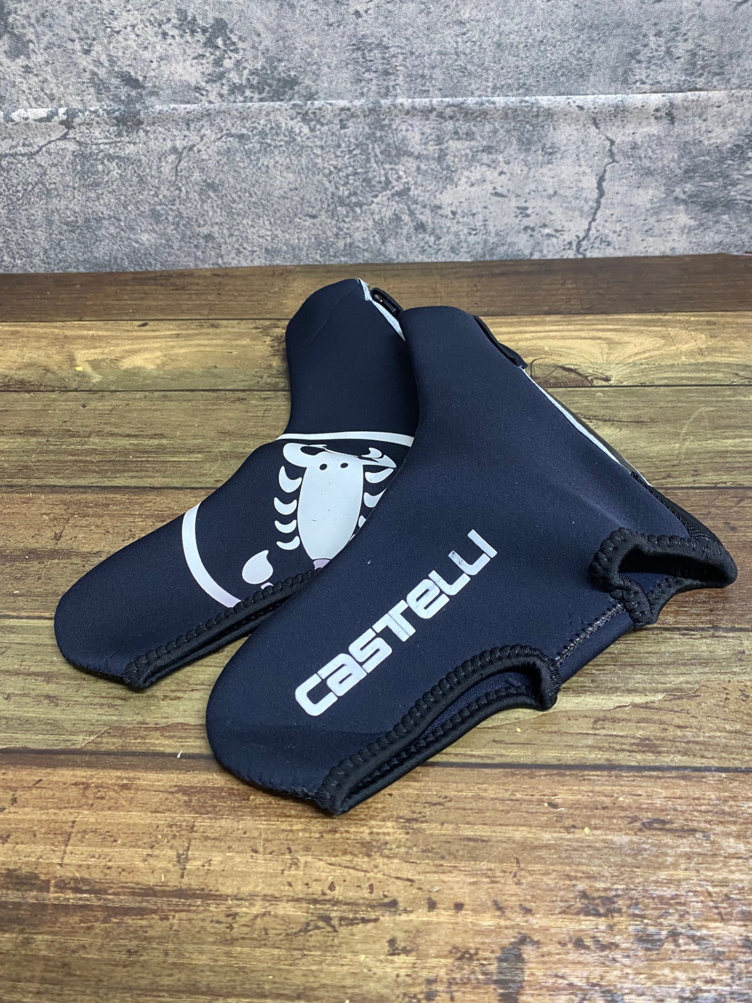 KH244 カステリ CASTELLI シューズカバー 黒 S/M