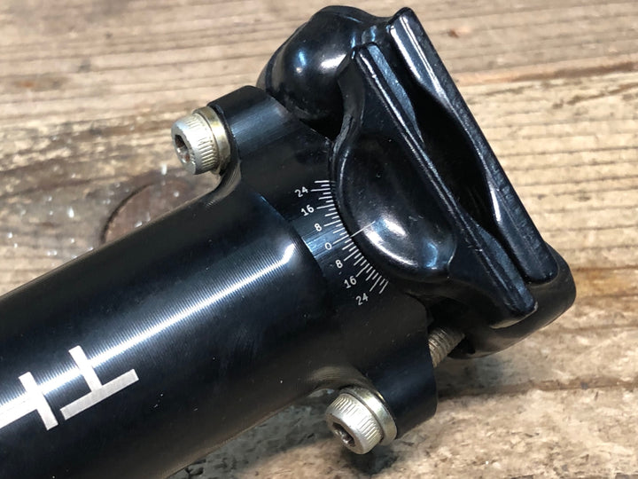 JG166 トムソン THOMSON Elite アルミ シートポスト 黒 Φ31.6 367mm SB0mm