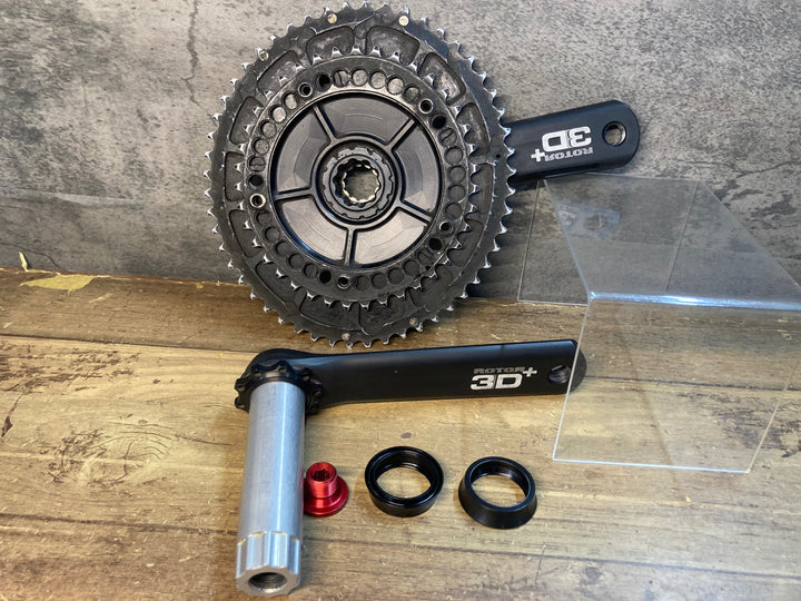 IX030 ローター ROTOR 3D+ FLOW クランクセット 170mm 52/39T PCD130mm シャフト径Φ30