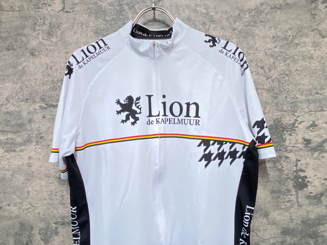 KA888 リオンドカペルミュール Lion de KAPELMUUR 半袖 サイクルジャージ WL 白