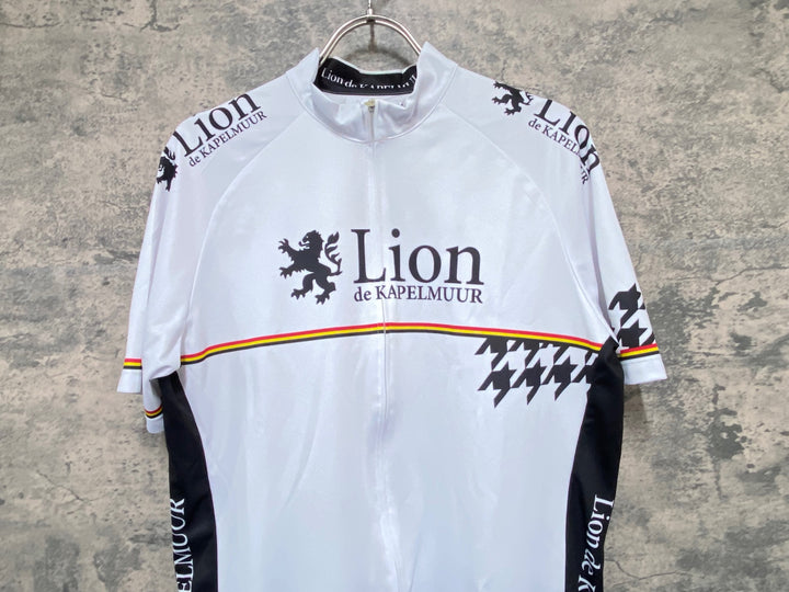 KA888 リオンドカペルミュール Lion de KAPELMUUR 半袖 サイクルジャージ WL 白