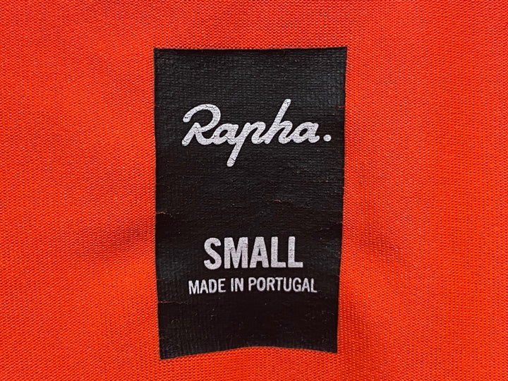 JZ497 ラファ RAPHA PRO TEAM CLIMBER'S JERSEY 半袖 サイクルジャージ S オレンジ