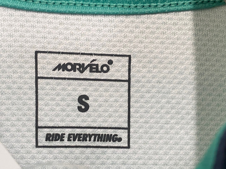 JN225 モルベロ MORVELO 半袖 サイクルジャージ 紺 緑 S