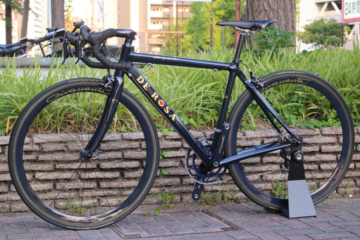 50周年モデル デローザ DE ROSA チンクワンタ CINQUANTA 2004 カンパニョーロ レコード 10S カーボン ロードバイク 【名古屋店】