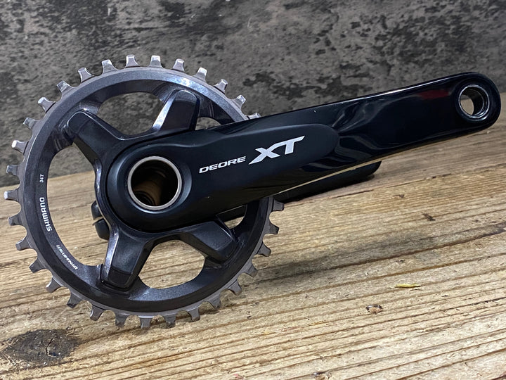 JU483 シマノ SHIMANO デオーレXT DEORE XT FC-M8000 クランクセット 170mm 34T 11S ナローワイド 非純正ボルト