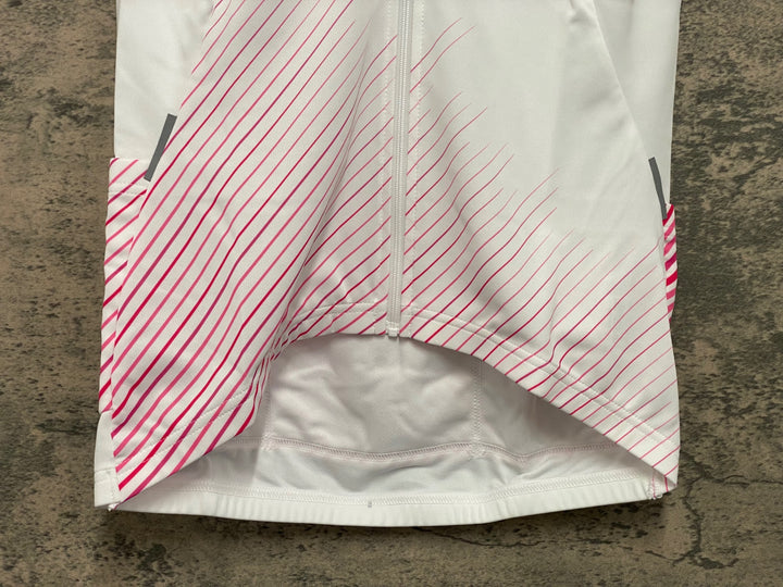 JX278 レリック reric 半袖 サイクルジャージ 白 ピンク M レディース