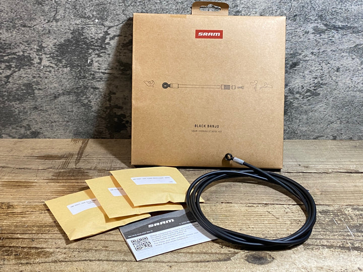 KE738 スラム SRAM HYDRAULIC HOSE KIT BLACK BANJO 油圧ホースキット 2000mm
