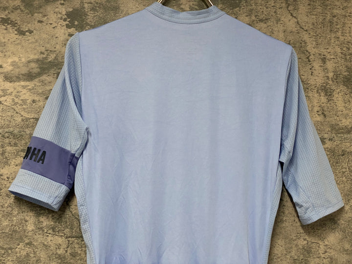 KK698 ラファ Rapha PRO TEAM FLYWEIGHT JERSEY 半袖 サイクルジャージ 水色 S