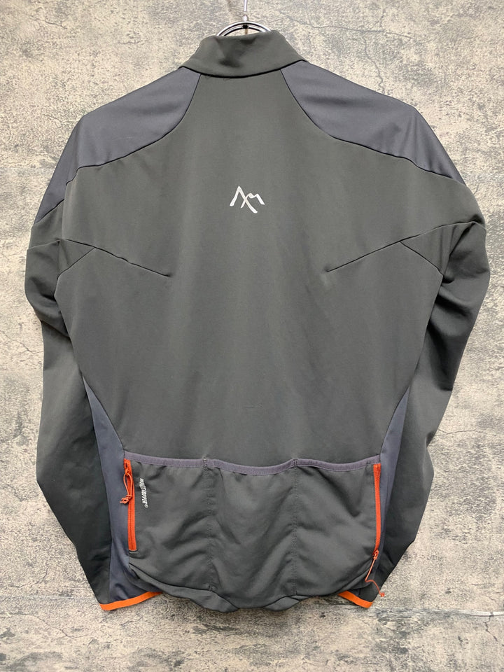 KS045 セブンメッシュ 7MESH 長袖 サイクルジャケット グレー M 裏起毛 WINDSTOPPER