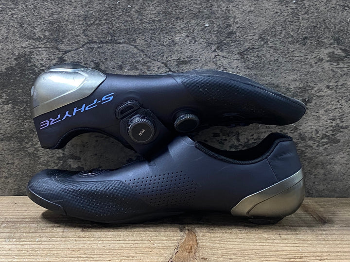 KO721 シマノ SHIMANO エスファイア S-PHYRE SH-RC902M-L01-S ビンディングシューズ EU46 3穴 黒