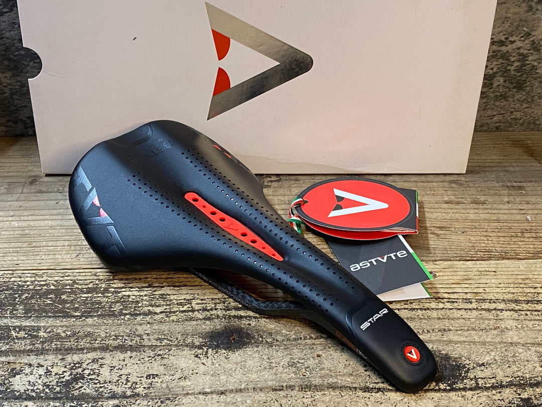 JR435 アスチュート ASTVTE STARLITE CARBON サドル 黒赤 カーボンレール