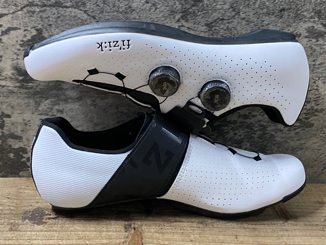 KI040 フィジーク fizik VENTO INFINITO CARBON ビンディングシューズ 3穴 白 EU41 1/2