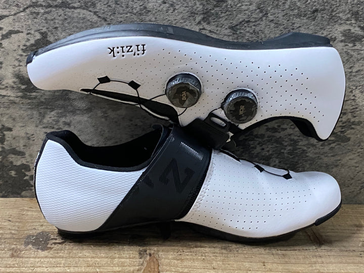 KI040 フィジーク fizik VENTO INFINITO CARBON ビンディングシューズ 3穴 白 EU41 1/2