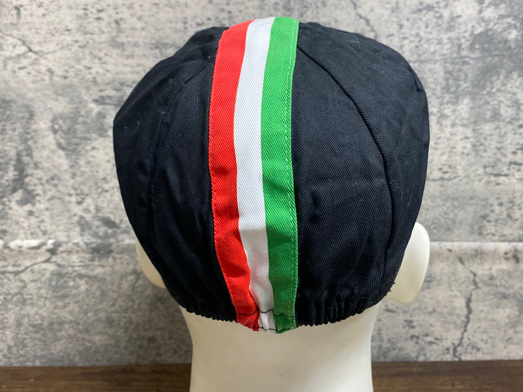 KH245 カステリ CASTELLI サイクルキャップ 黒 フリーサイズ