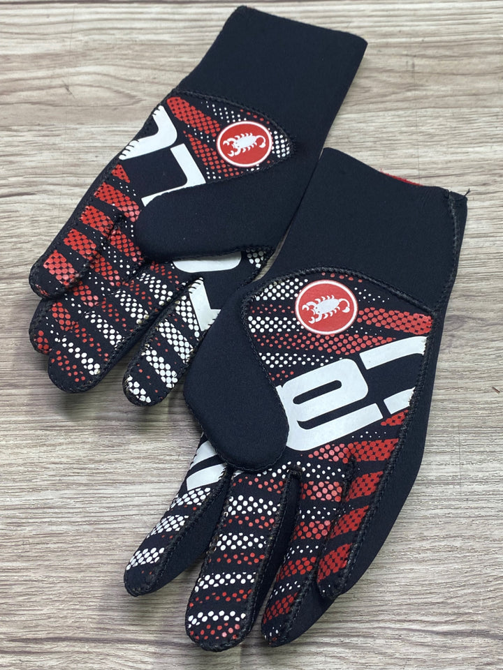 JN385 カステリ CASTELLI DILUVIO 長指 グローブ 黒 S/M