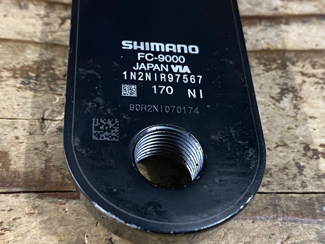 KI611 パイオニア Pioneer SGY-PM910 ペダリングモニター 両足 クランク SHIMANO DURA-ACE FC-9000 170mm 52/36T ※接続確認済み