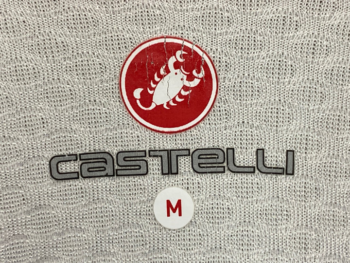 JJ712 カステリ castelli 半袖 サイクルジャージ M 白