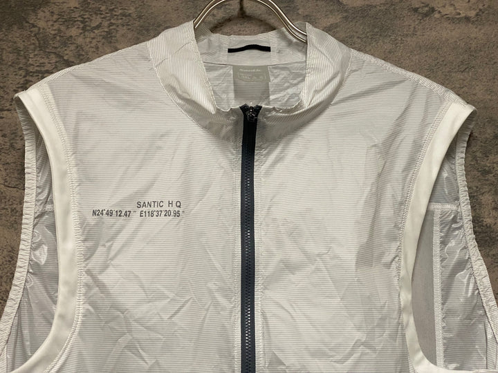 JS520 サンテック SANTIC ジレ サイクルベスト 白 3XL