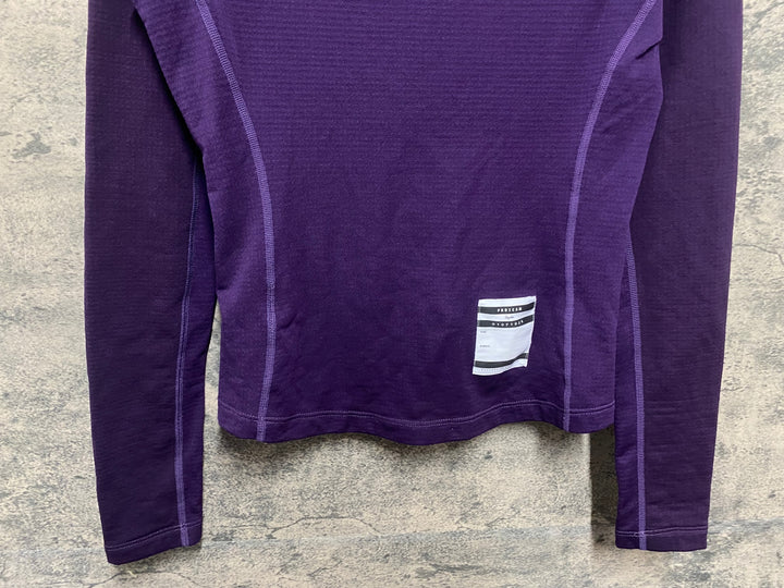 KR406 ラファ Rapha PRO TEAM THERMAL BASE LAYER 長袖 ベースレイヤー 紫 S