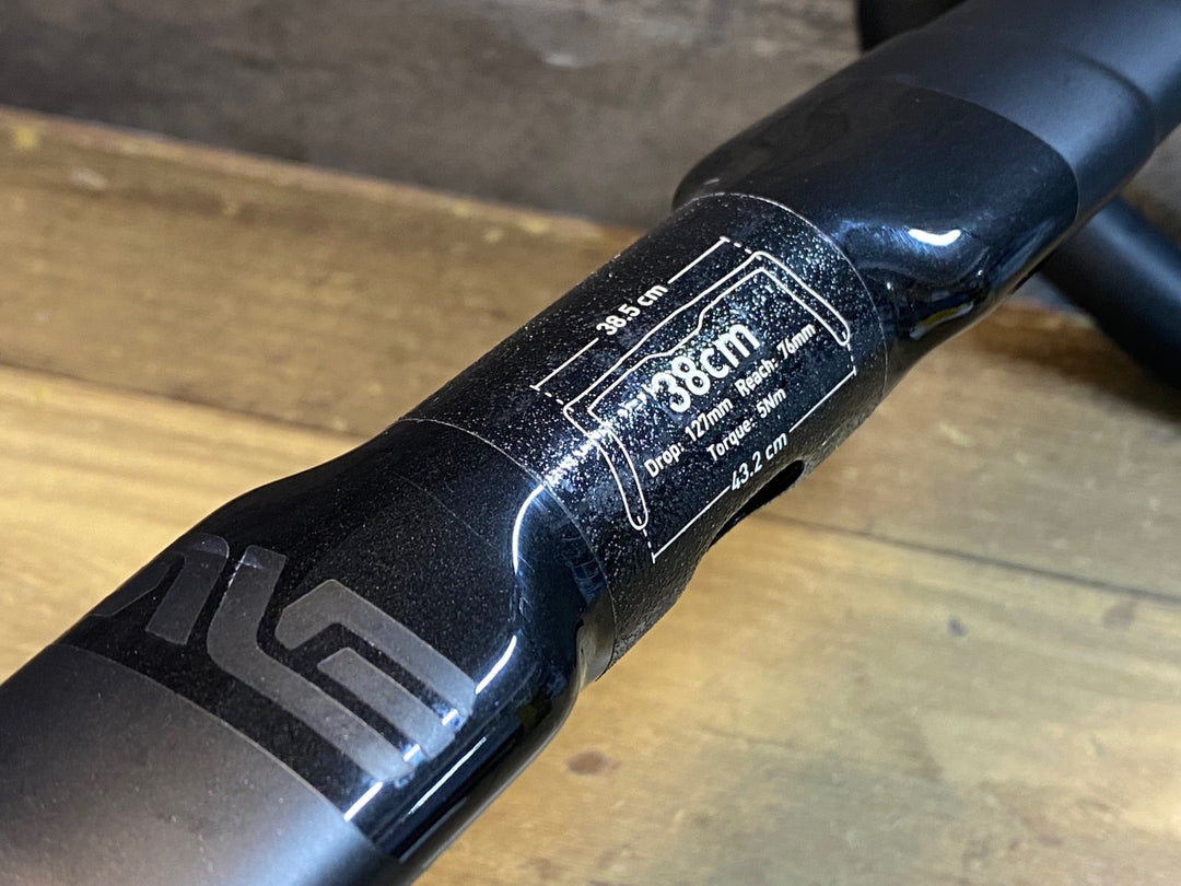 JO753 エンヴィ ENVE SES AR ROAD HANDLEBAR カーボン ドロップハンドル ブラケット/エンド部 C-C385/432mm