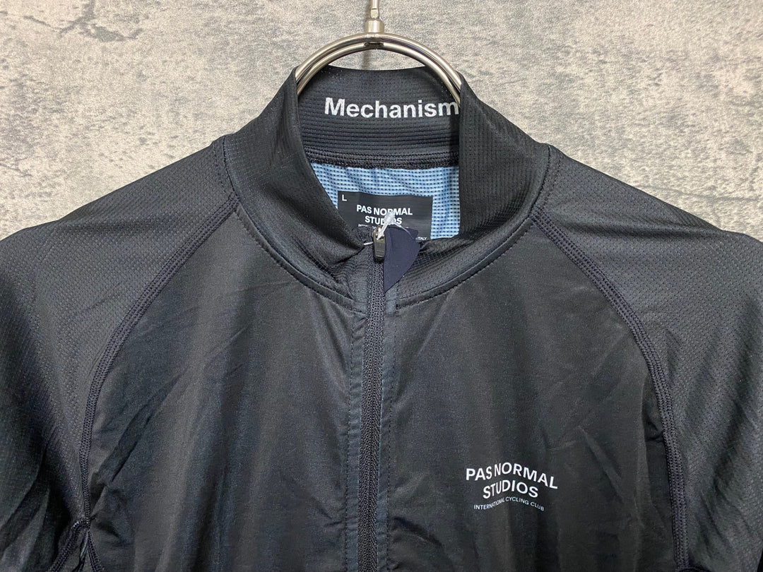 KA546 パスノーマルスタジオ PAS NORMAL STUDIOS MECHANISM JERSEY 半袖 サイクルジャージ 黒 L