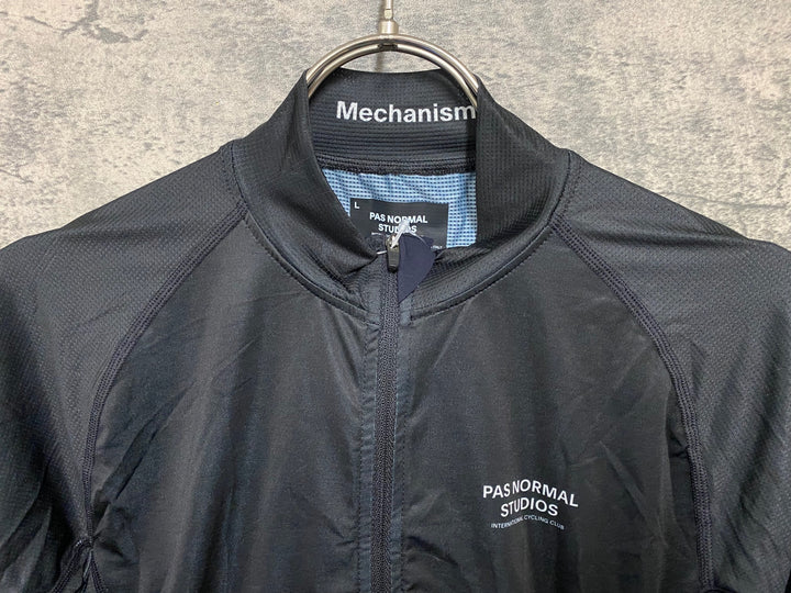 KA546 パスノーマルスタジオ PAS NORMAL STUDIOS MECHANISM JERSEY 半袖 サイクルジャージ 黒 L