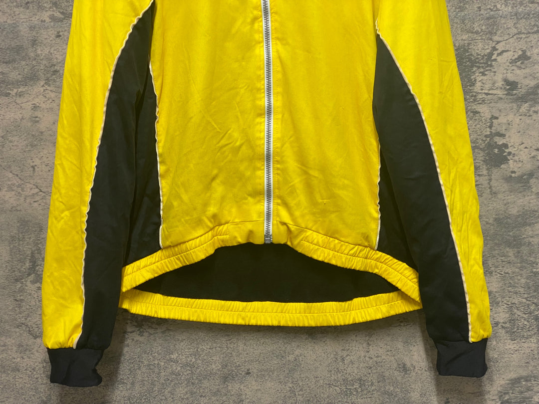 KE014 アソス ASSOS 長袖 サイクルジャケット 黄 L 裏起毛