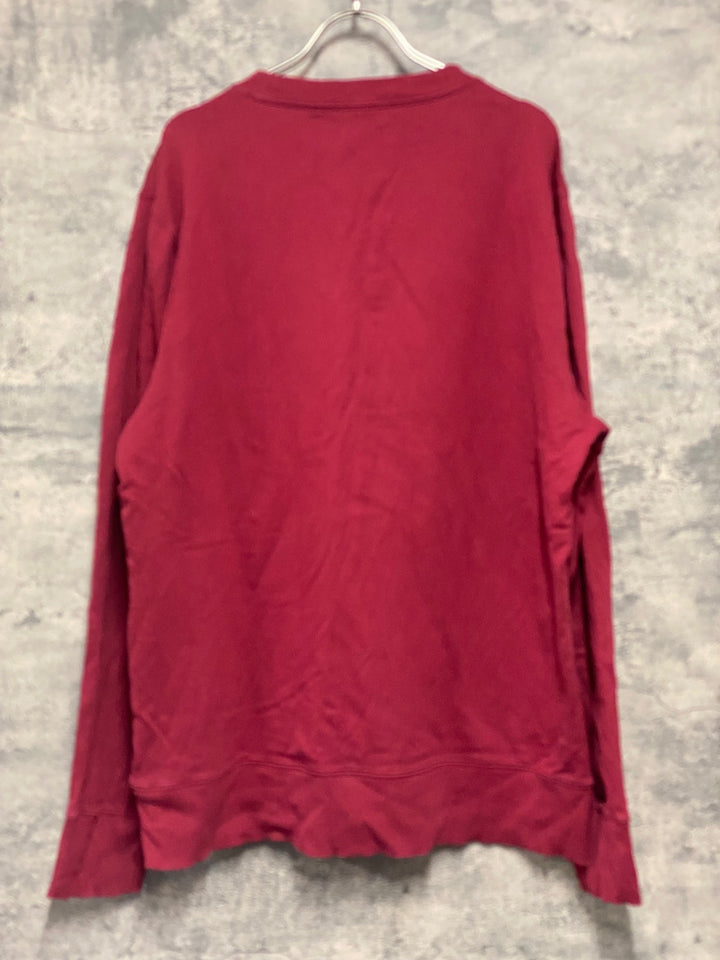 KG225 ラファ Rapha LONG SWEATSHIRT 長袖 スウェット トレーナー 赤 XXL