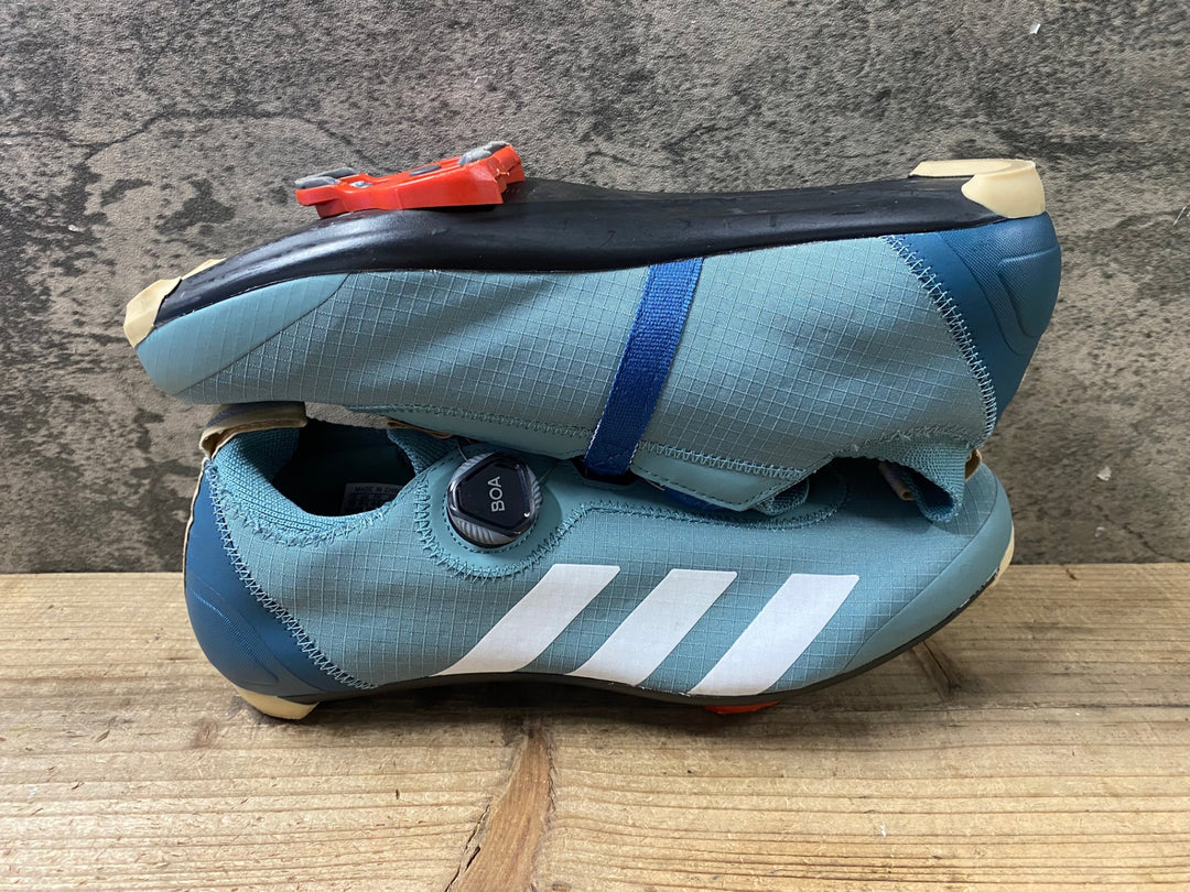 JZ145 アディダス adidas PARLEY ビンディングシューズ ターコイズ 3穴 BOA EU44