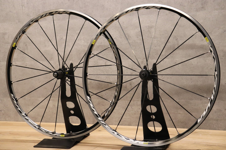 マヴィック MAVIC キシリウムエリート KSYRIUM ELITE シマノ 12/11S アルミ クリンチャー ホイールセット ナローリム 15C 【さいたま浦和店】