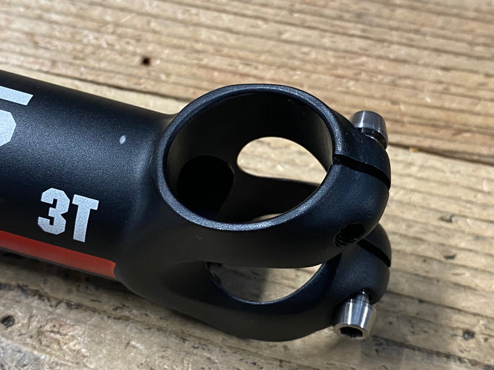 KQ922 3T ARX-TEAM アルミ ステム 100mm 17° Φ31.8 黒 ※ステムボルト1個欠品