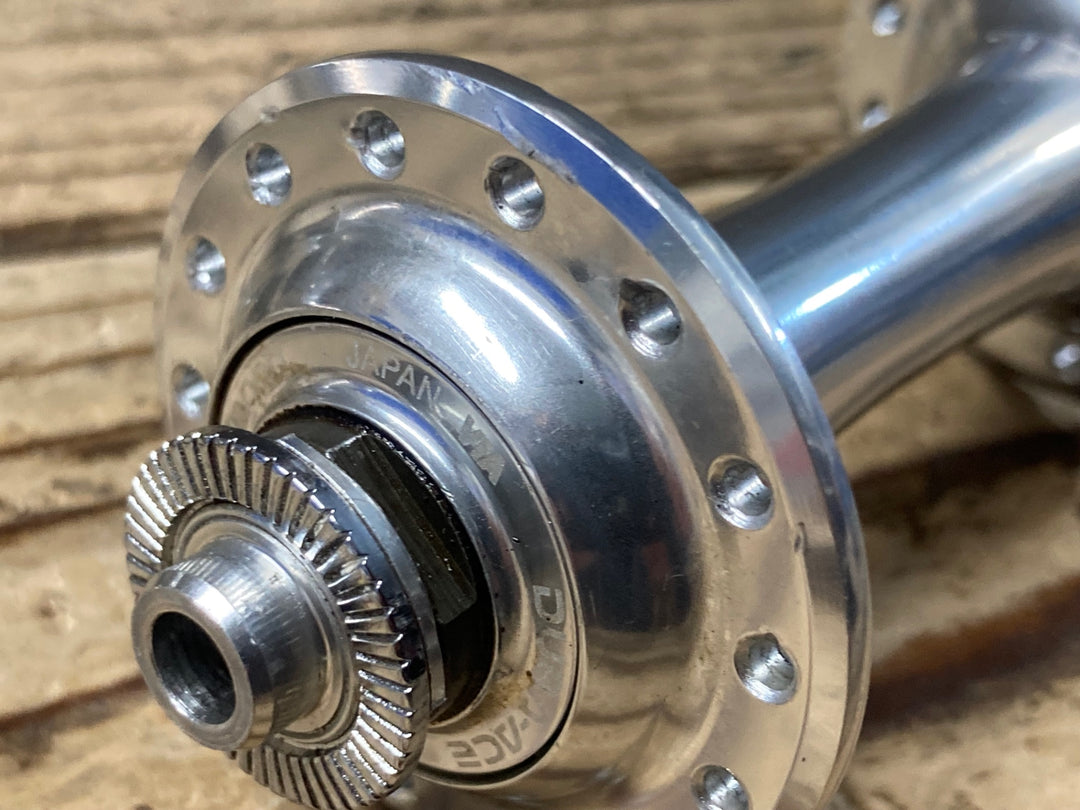 KE853 シマノ SHIMANO デュラエース DURA-ACE HB-7700 FH-7700 クイックリリース付 ハブ 前後セット 28H ※リアハブややザラつき有