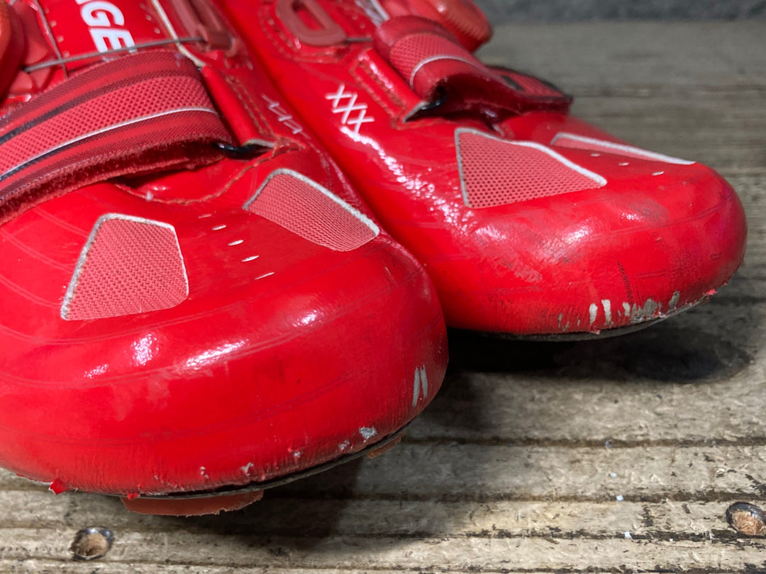 JX494 ボントレガー BONTRAGER XXX RD ビンディングシューズ 赤 EU41.5 3穴