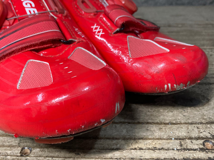 JX494 ボントレガー BONTRAGER XXX RD ビンディングシューズ 赤 EU41.5 3穴