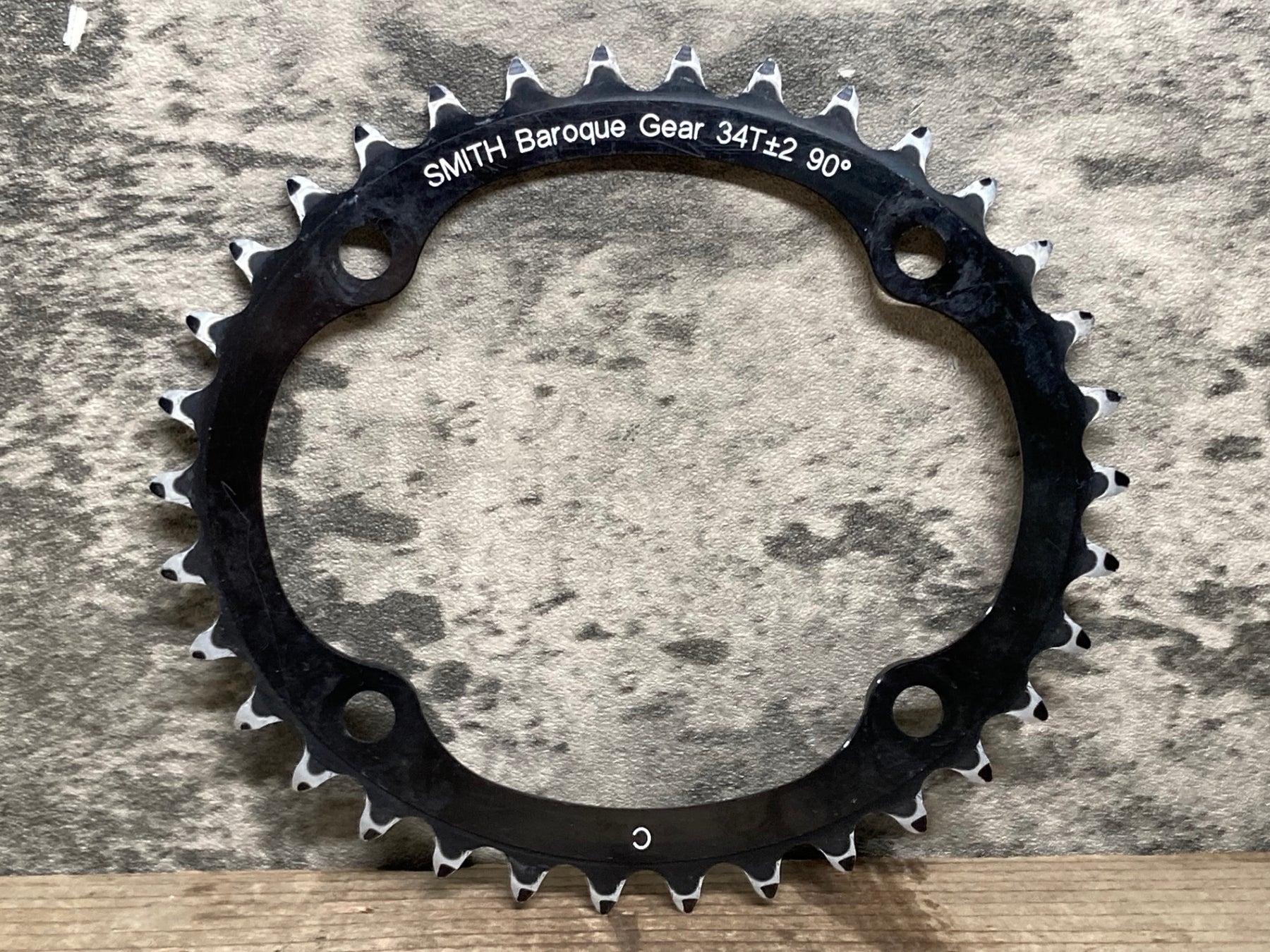 スミス　baroque gear バロックギア　楕円チェーン　34T±2 90° 楕円ギアを追求した形状「非円形ギア スミス バロックギア」