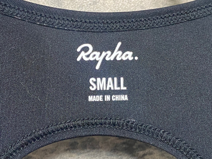 KP597 ラファ Rapha WOMEN'S CORE CARGO WINTER TIGHTS WITH PAD ビブタイツ 黒 レディース S 裏起毛