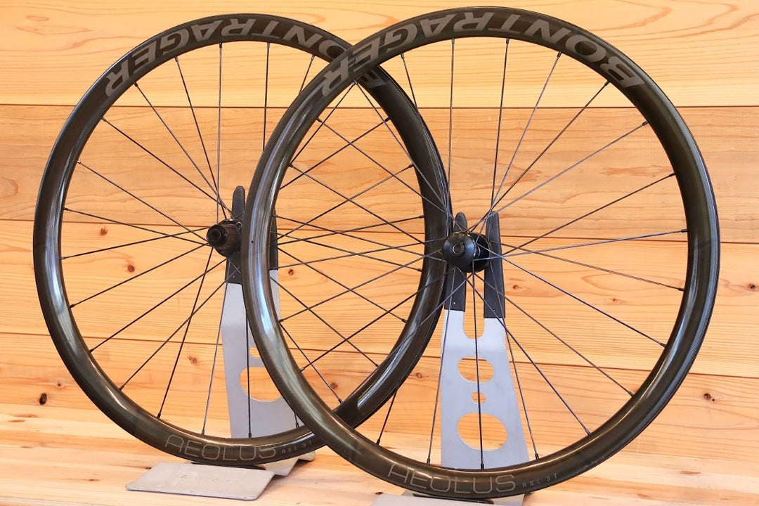 ボントレガー BONTRAGER アイオロス AEOLUS RSL 37 TLR カーボン チューブレス ホイールセット シマノ12S/11S 21C 【千葉店】